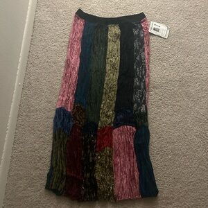 Vintage multi patchwork skirt